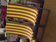 Pair of vintage deck chairs