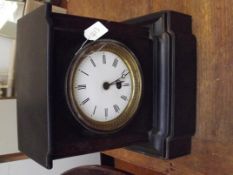 Slate mantel clock