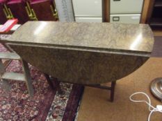 Walnut drop leaf table