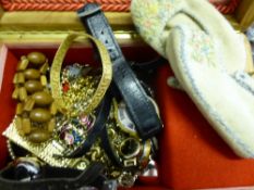 Quantity of Costume Jewellery, including silver rings (approx 50 gms), necklaces, bracelets and