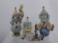 A Trio of Lladro Figurines entitled 