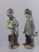 Two Lladro Porcelain Figurines entitled 