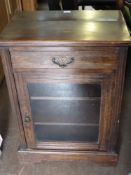 An Oak Music Cabinet, approx 60 x 41 x 83 cms.