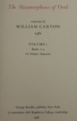 The Metamorphoses of Ovid, translated by Wm Caxton (2-volume boxed set), 