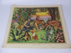 The Enid Blyton Bible Pictorial Illustrations, in the original sleeve, depicting images from the Old