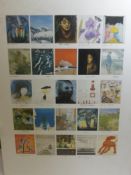 A Limited Edition Lithographic Print, comprising twenty-five postcard-size images each hand-signed