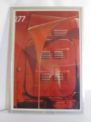 Michael English, British 1949 - 2009 (Illustrator), a colour poster entitled 