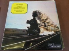 A Collection of 31 Railwayana Records, including GWR The World of Railways, Argo Transacord 'Steam