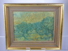 A Photographic Painting of Vincent Van Gogh's 