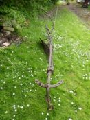 An Antique Metal Plough.