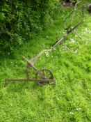 An Antique Metal Scuffle.