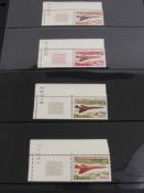 Seven Stock Pages of Stamps with many less common, including attractive guttered margin set of