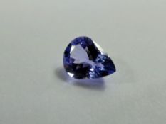 A Tear Shaped Tanzanite Loose Stone, 2.35 ct, 10.03 x 7.80 x 4.79 mm.