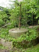 An Antique Cotswold Stone Cider Press.