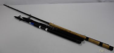 A Carbon Fibre 'Shakespeare' ProtouchTelescopic Fishing Rod, length 3.6 m, casting weight 50 - 100