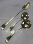 A George III Silver Basting Spoon, London hallmark, mm Peter, Anne and William Bateman, dated 1803/