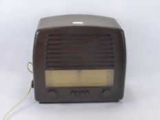 A Vintage Bakelite Table G.E.C. Radio, category no. B.C. 4650.
