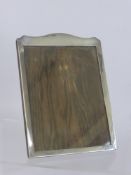 A Silver Photo Frame, Birmingham hallmark (rubbed) approx 15 x 20 cms.