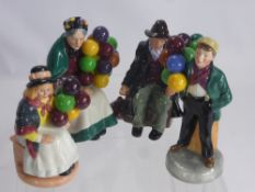 A Group of Royal Doulton Figurines, including 