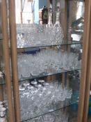 A Quantity of Miscellaneous Glass, including Webb Corbett lead crystal decanter and seven