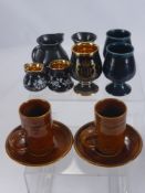 A Miscellaneous Collection of Prinknash Pottery, including jugs, mugs, bowls, plates, coffee cups