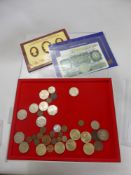 A Quantity of Assorted Coins and £1 Mint Bank Notes, including the 40th anniversary coronation