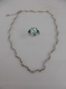 A Collection of Miscellaneous Jewellery, including Swarovski necklace and original box with