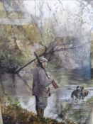A Collection of Miscellaneous Pictures, including two prints of Trout, the first being 