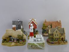 A Collection of Lilliput Lane Models, including 