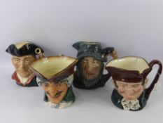 A Miscellaneous Quantity of Royal Doulton Character Jugs, including 