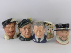 A Miscellaneous Quantity of Royal Doulton Character Jugs, including 