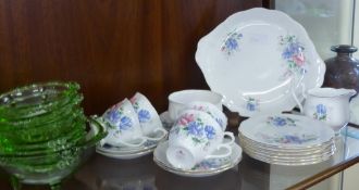 A Miscellaneous Collection of Vintage Glass, including a Royal Albert 