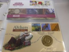 Seven Albums of GB Numismatic Covers.