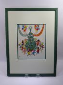 Douglas Lionel Mays (1900-1991), water colour painting entitled 'Peace on Earth to all God's