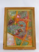 Peter Moore, Contemporary Mixed Media on Japanese paper, original mount and frame, signed and dated,