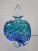 N. Andrews Studio Glass Perfume Bottle and Stopper.