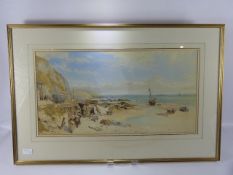 Thomas Miles Richardson Jnr., water colour painting, exhibited R.A. 1832 - 1889 entitled 