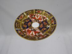 A Miniature Crown Derby Plate.