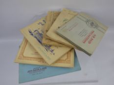 Fourteen Albums of Cigarette Cards from the 1930's.