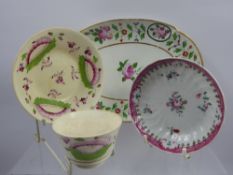 A Quantity of Antique English Porcelain, including Newlyn, Derby, New Chelsea etc amongst it.