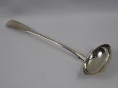 A Georgian Scottish Silver Soup Ladle, Edinburgh hallmark, dated 1819, mm James Smith (possibly),