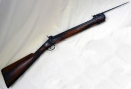 English Blunderbuss with Integral 'Snap' Bayonet, circa 1820. The foliate decorated percussion