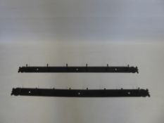 Two 19th Century Antique Wrought Iron Game Hooks, approx the first 115 cms and the second 122 cms