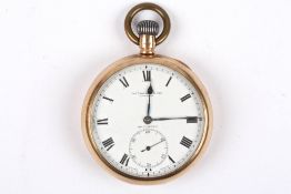 An early 20th century open face pocket watch by Thomas Russell & Son, Liverpoolhallmarked