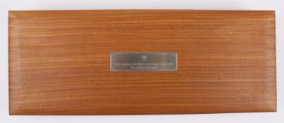 A set of twelve silver and silver gilt flower spoons'The Royal Horticultural Society Flower Spoon',