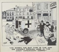 Raymond Allen 'Jak' Jackson (1927-1997) British An amusing original cartoon 