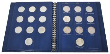 Treasures of the Louvre A set of 50 silver commemorative medals decorated with various artefacts and