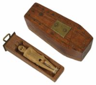 A 1930s novelty coffin puzzle length 5.5cmCondition:
