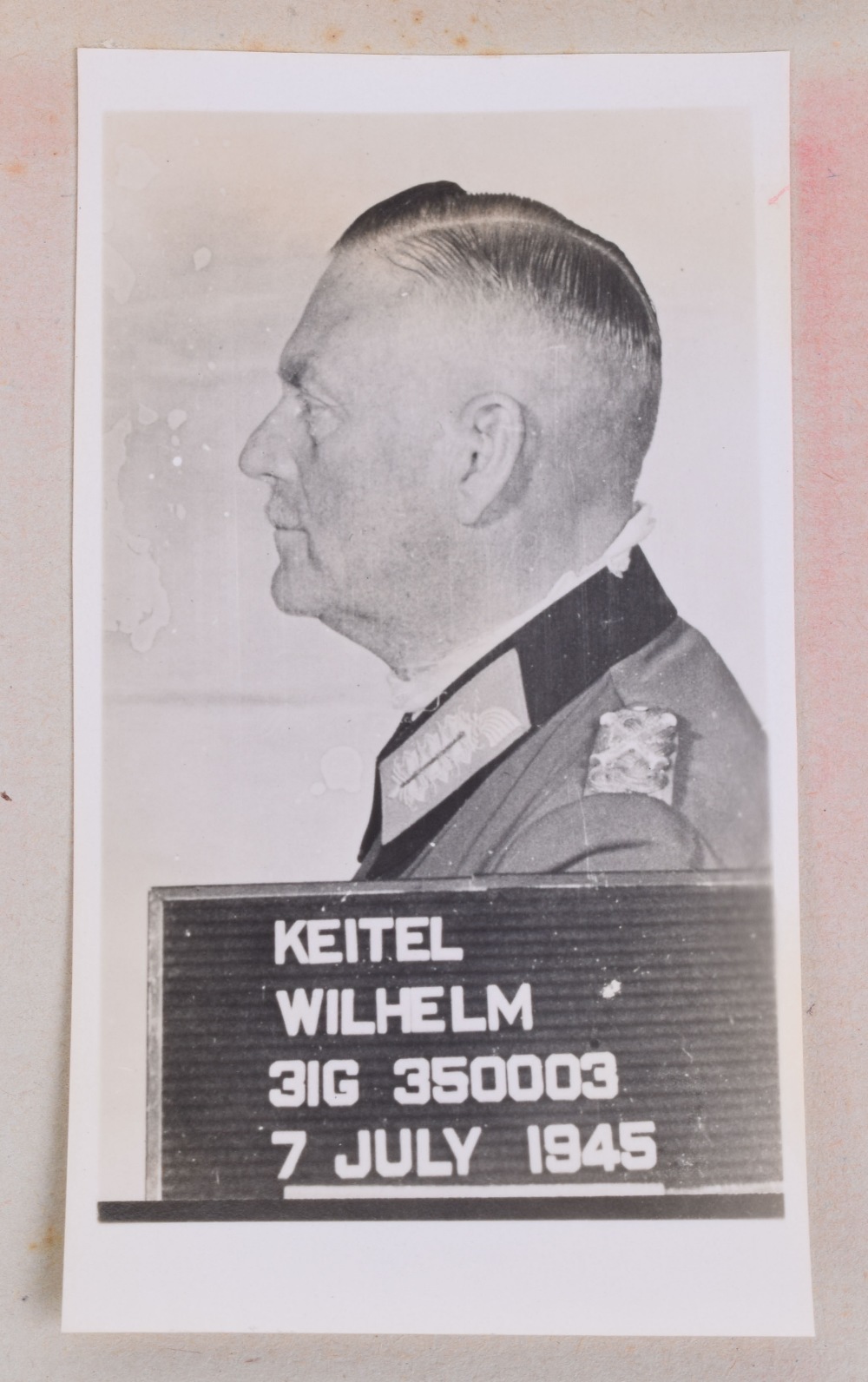 Historically Important Archive of Signatures and Photographs of Nuremberg War Trials Interest, - Image 10 of 24