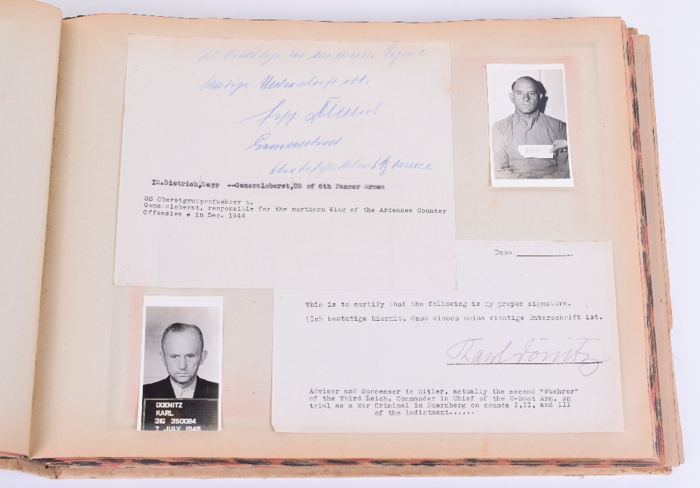 Historically Important Archive of Signatures and Photographs of Nuremberg War Trials Interest, - Image 4 of 24